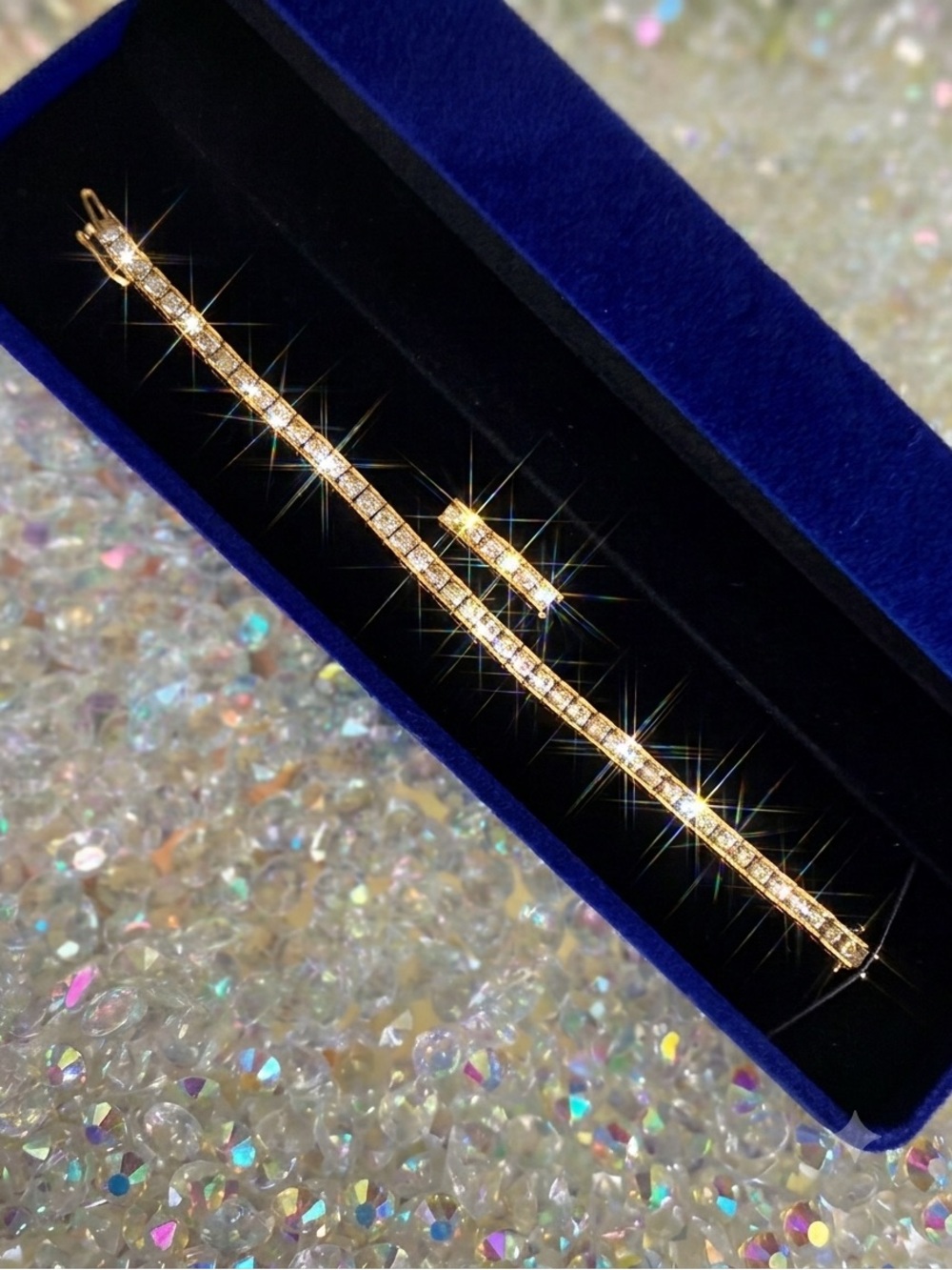 Elegant 14K Diamond Tennis Bracelet